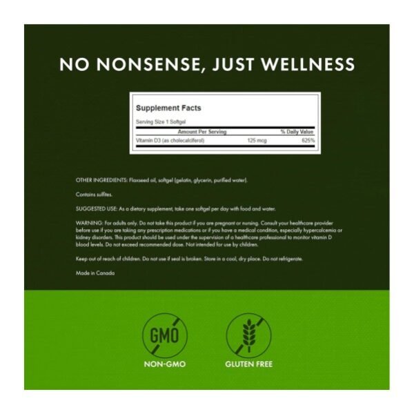 SWANSON VITAMIN D3 5000IU 250 CAPS_b