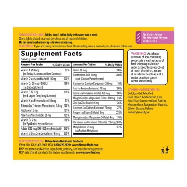 NATUREMADE MULTIVITAMIN CAPSULE (FOR HER) 90TABS_b