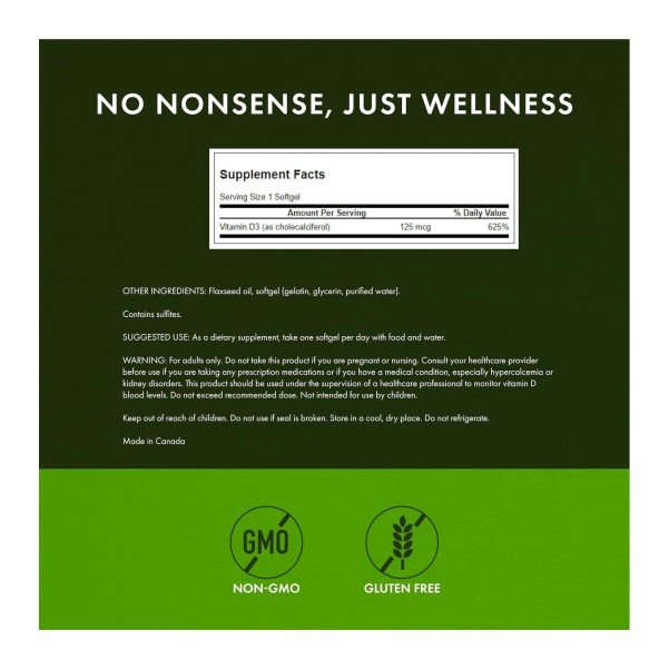 SWANSON VITAMIN D3 5000IU 250 CAPS_b