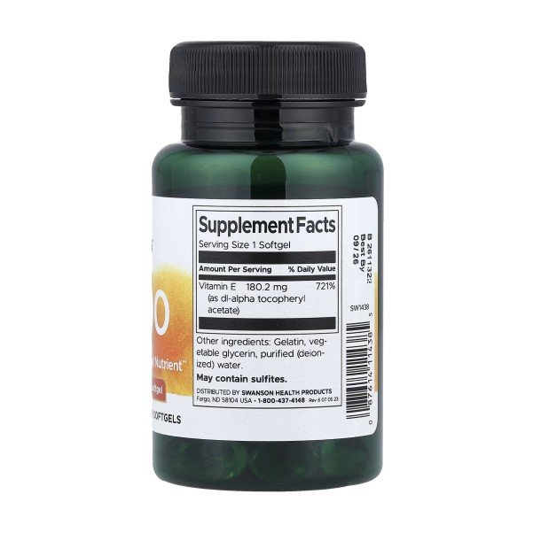 SWANSON VITAMIN E 400IU, 60 CAPS_b